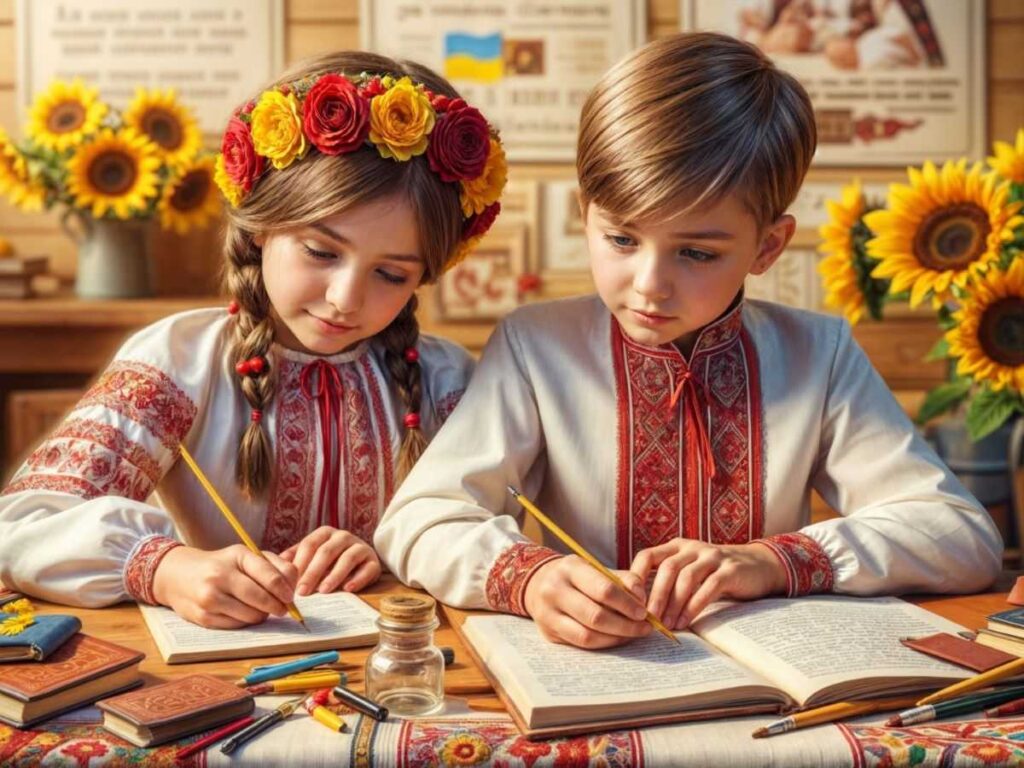 Міжнародний день рідної мови фото-звіт учнів 11 ліцею Кременчука