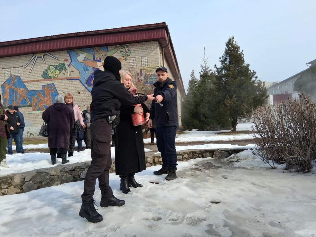 Демонстрація обладнання: пожежна безпека в ліцеї Кременчука