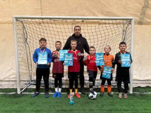 Збірна команда ліцею 11, яка брала участь у змаганнях Пліч-о-пліч всеукраїнські шкільні ліги