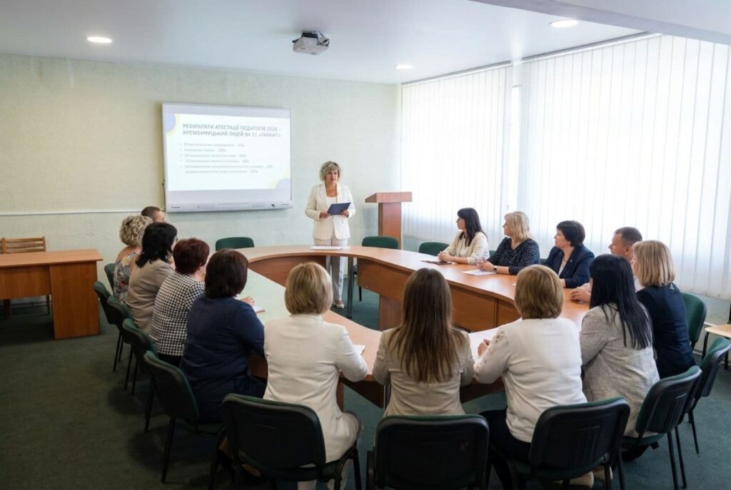 Атестація педагогів 2026 у Кременчуцькому ліцеї № 11