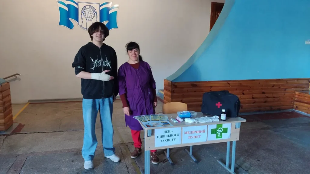 Медичний штаб: цивільний захист у ліцеї