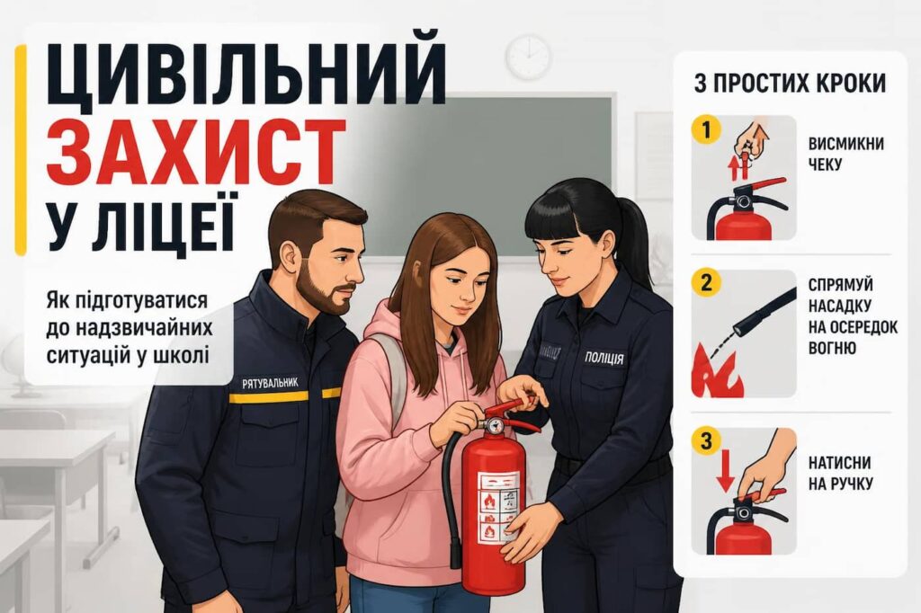 День цивільного захисту в 11 ліцеї Кременчука
