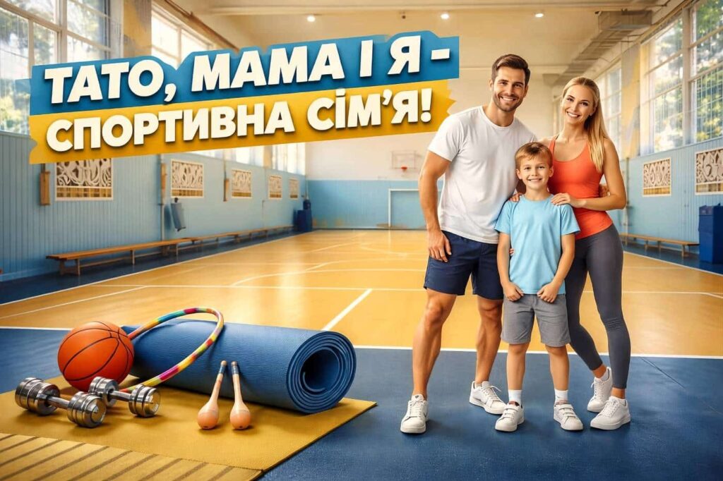 Тато мама я спортивна сім'я - спортивне свято Кременчуцького ліцею № 11