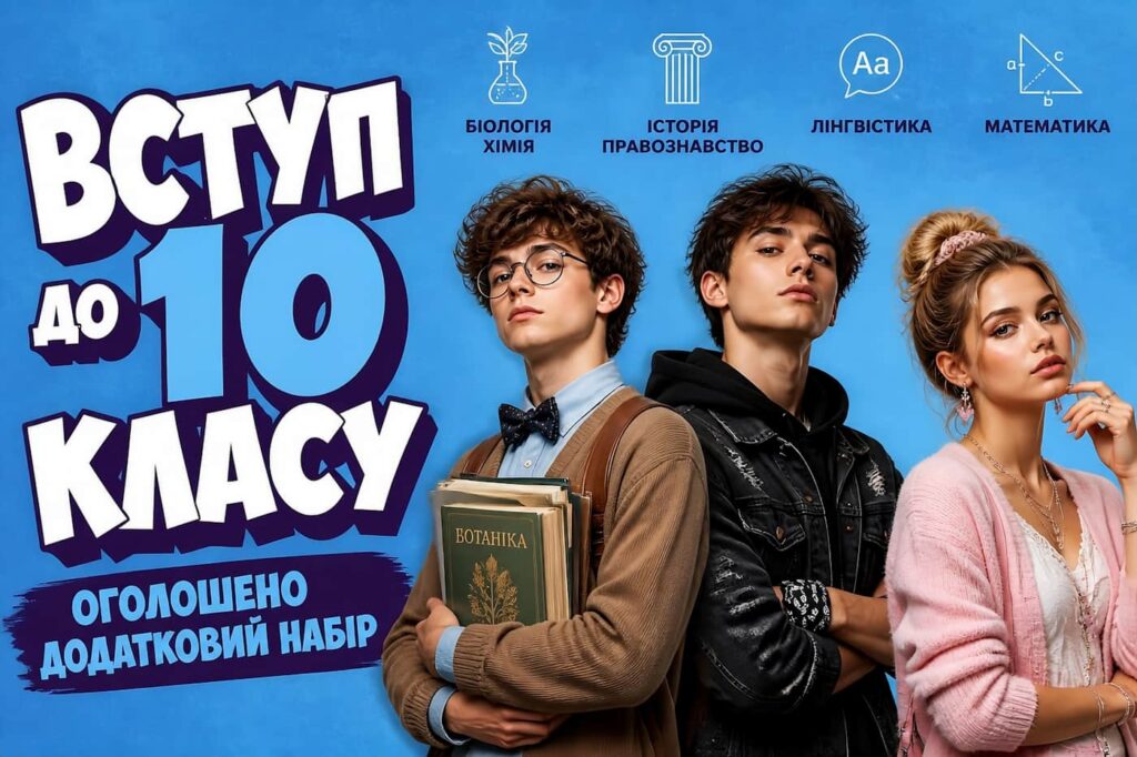 Вступ до 10 класу Кременчук ліцей 11 Гарант додатковий набір