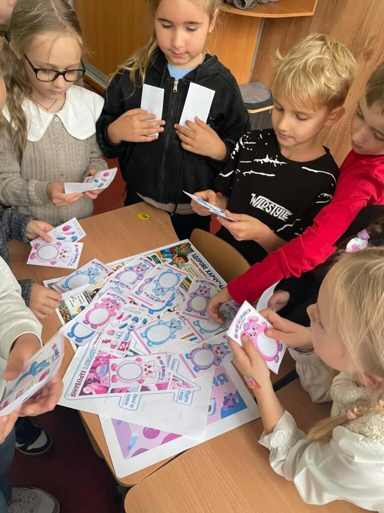 Здорове харчування у школі — інтерактивне заняття з картками у Кременчуцькому ліцеї № 11